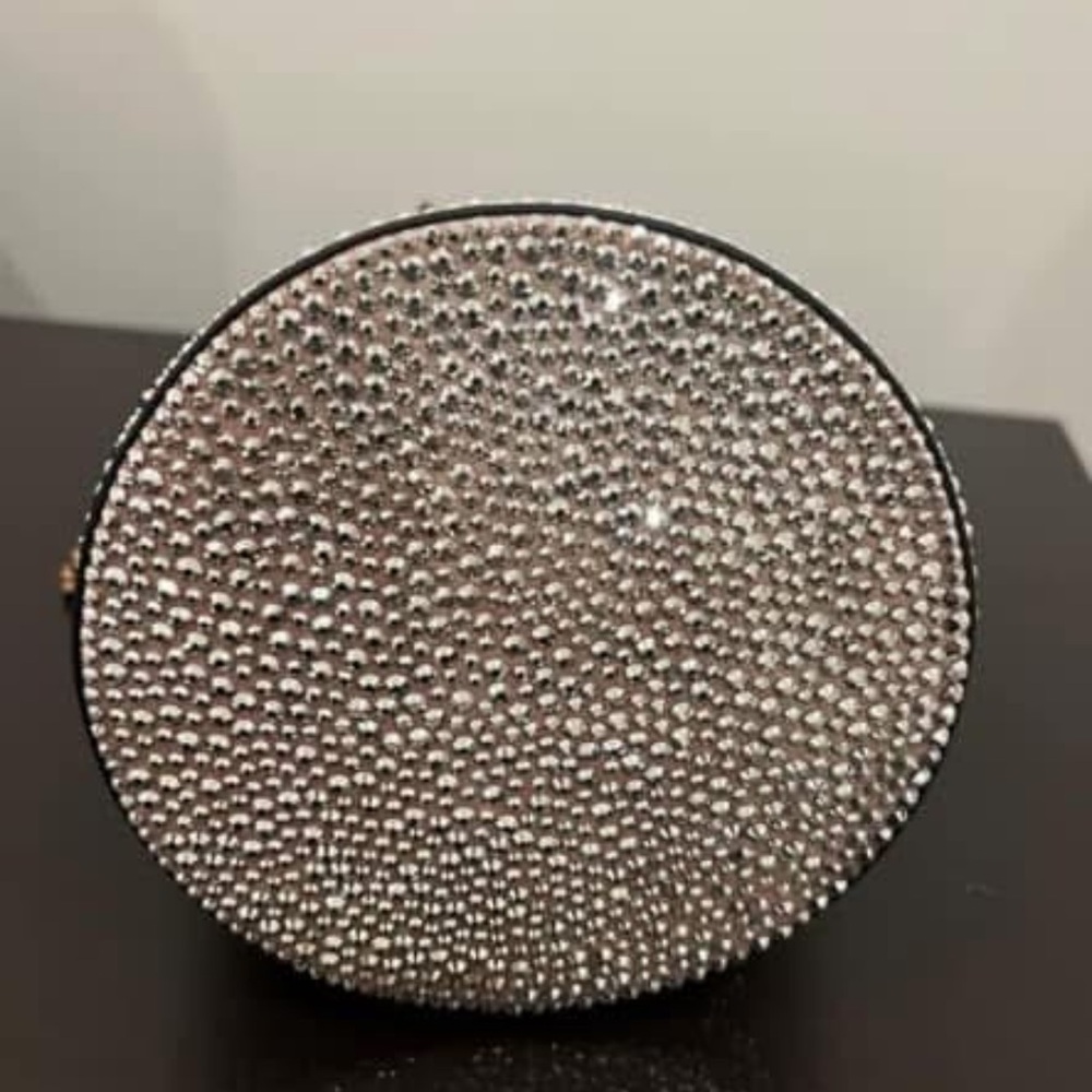 Sparkling Silver Rhinestone Clutch - Picture 3 of 4